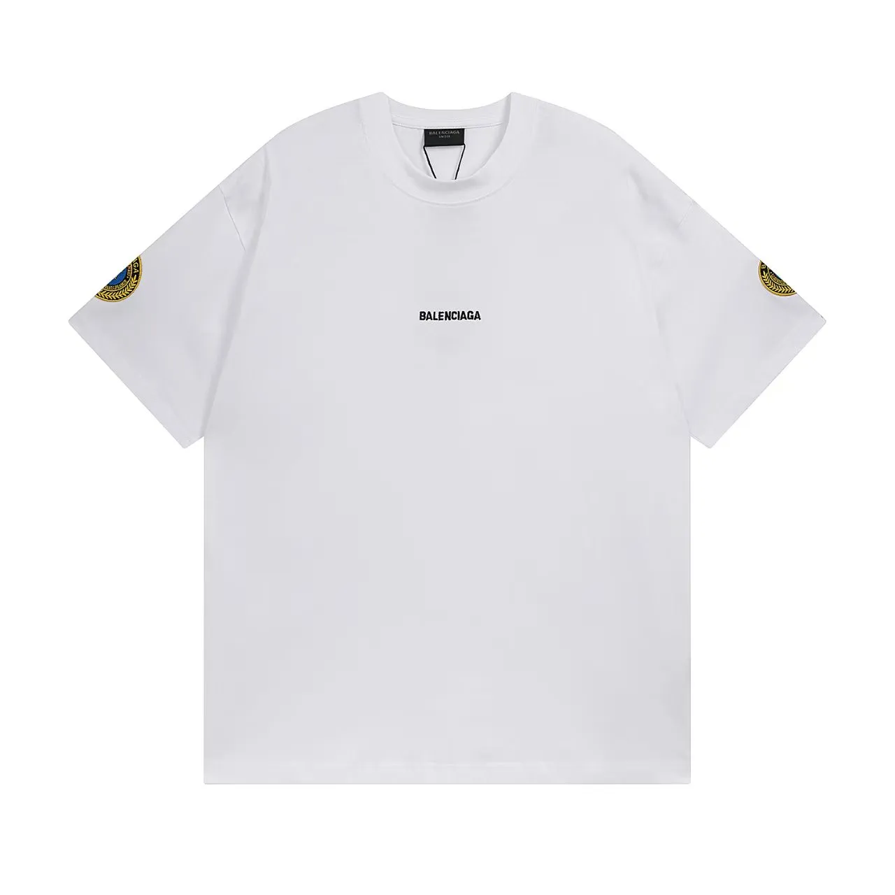 # 25SS Classic LOGO # BALENCI*GA # 260g * 1 1 + os Same Style！！ ：3263# Sizes：xs-L ： 2 （White.Black）